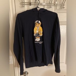 Polo Bear By Ralph Lauren Navy Blue Hoodie